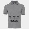 JB's  BIRDS EYE POLO   CHARCOAL - S Thumbnail