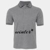 JB's  BIRDS EYE POLO   CHARCOAL - S Thumbnail