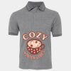 JB's  BIRDS EYE POLO   CHARCOAL - S Thumbnail