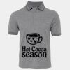 JB's  BIRDS EYE POLO   CHARCOAL - S Thumbnail