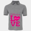 JB's  BIRDS EYE POLO   CHARCOAL - S Thumbnail