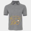 JB's  BIRDS EYE POLO   CHARCOAL - S Thumbnail