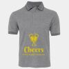 JB's  BIRDS EYE POLO   CHARCOAL - S Thumbnail