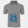 JB's  BIRDS EYE POLO   CHARCOAL - S Thumbnail