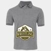 JB's  BIRDS EYE POLO   CHARCOAL - S Thumbnail