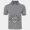 JB's  BIRDS EYE POLO   CHARCOAL - S Thumbnail