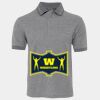 JB's  BIRDS EYE POLO   CHARCOAL - S Thumbnail