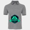 JB's  BIRDS EYE POLO   CHARCOAL - S Thumbnail