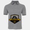 JB's  BIRDS EYE POLO   CHARCOAL - S Thumbnail