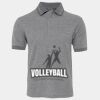 JB's  BIRDS EYE POLO   CHARCOAL - S Thumbnail