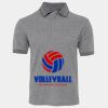 JB's  BIRDS EYE POLO   CHARCOAL - S Thumbnail