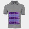 JB's  BIRDS EYE POLO   CHARCOAL - S Thumbnail
