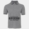 JB's  BIRDS EYE POLO   CHARCOAL - S Thumbnail