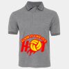 JB's  BIRDS EYE POLO   CHARCOAL - S Thumbnail