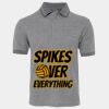 JB's  BIRDS EYE POLO   CHARCOAL - S Thumbnail