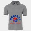 JB's  BIRDS EYE POLO   CHARCOAL - S Thumbnail