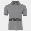 JB's  BIRDS EYE POLO   CHARCOAL - S Thumbnail