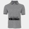 JB's  BIRDS EYE POLO   CHARCOAL - S Thumbnail