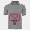 JB's  BIRDS EYE POLO   CHARCOAL - S Thumbnail
