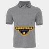 JB's  BIRDS EYE POLO   CHARCOAL - S Thumbnail