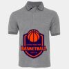 JB's  BIRDS EYE POLO   CHARCOAL - S Thumbnail