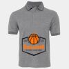 JB's  BIRDS EYE POLO   CHARCOAL - S Thumbnail