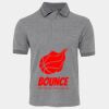 JB's  BIRDS EYE POLO   CHARCOAL - S Thumbnail