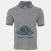 JB's  BIRDS EYE POLO   CHARCOAL - S Thumbnail