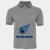 JB's  BIRDS EYE POLO   CHARCOAL - S Thumbnail