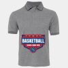 JB's  BIRDS EYE POLO   CHARCOAL - S Thumbnail