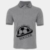 JB's  BIRDS EYE POLO   CHARCOAL - S Thumbnail