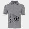 JB's  BIRDS EYE POLO   CHARCOAL - S Thumbnail