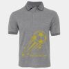 JB's  BIRDS EYE POLO   CHARCOAL - S Thumbnail