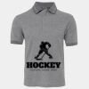 JB's  BIRDS EYE POLO   CHARCOAL - S Thumbnail
