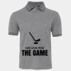 JB's  BIRDS EYE POLO   CHARCOAL - S Thumbnail