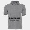 JB's  BIRDS EYE POLO   CHARCOAL - S Thumbnail