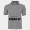 JB's  BIRDS EYE POLO   CHARCOAL - S Thumbnail