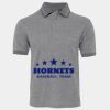 JB's  BIRDS EYE POLO   CHARCOAL - S Thumbnail