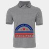 JB's  BIRDS EYE POLO   CHARCOAL - S Thumbnail