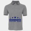 JB's  BIRDS EYE POLO   CHARCOAL - S Thumbnail