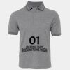 JB's  BIRDS EYE POLO   CHARCOAL - S Thumbnail