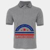 JB's  BIRDS EYE POLO   CHARCOAL - S Thumbnail