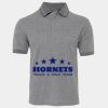 JB's  BIRDS EYE POLO   CHARCOAL - S Thumbnail