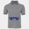 JB's  BIRDS EYE POLO   CHARCOAL - S Thumbnail