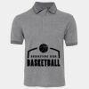 JB's  BIRDS EYE POLO   CHARCOAL - S Thumbnail