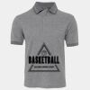 JB's  BIRDS EYE POLO   CHARCOAL - S Thumbnail