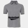 JB's  BIRDS EYE POLO   CHARCOAL - S Thumbnail