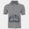 JB's  BIRDS EYE POLO   CHARCOAL - S Thumbnail