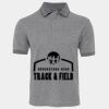 JB's  BIRDS EYE POLO   CHARCOAL - S Thumbnail