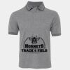 JB's  BIRDS EYE POLO   CHARCOAL - S Thumbnail
